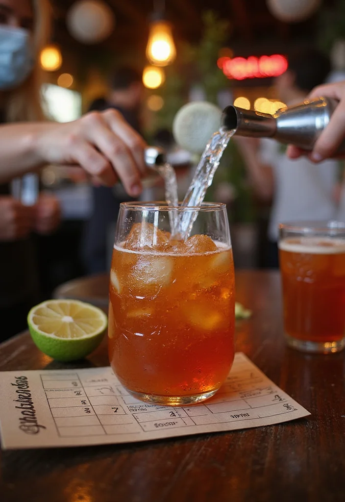 30 Creative Golf Party Decorations That Will Wow Your Guests - 14. Golfing-Themed Drink Menu 1