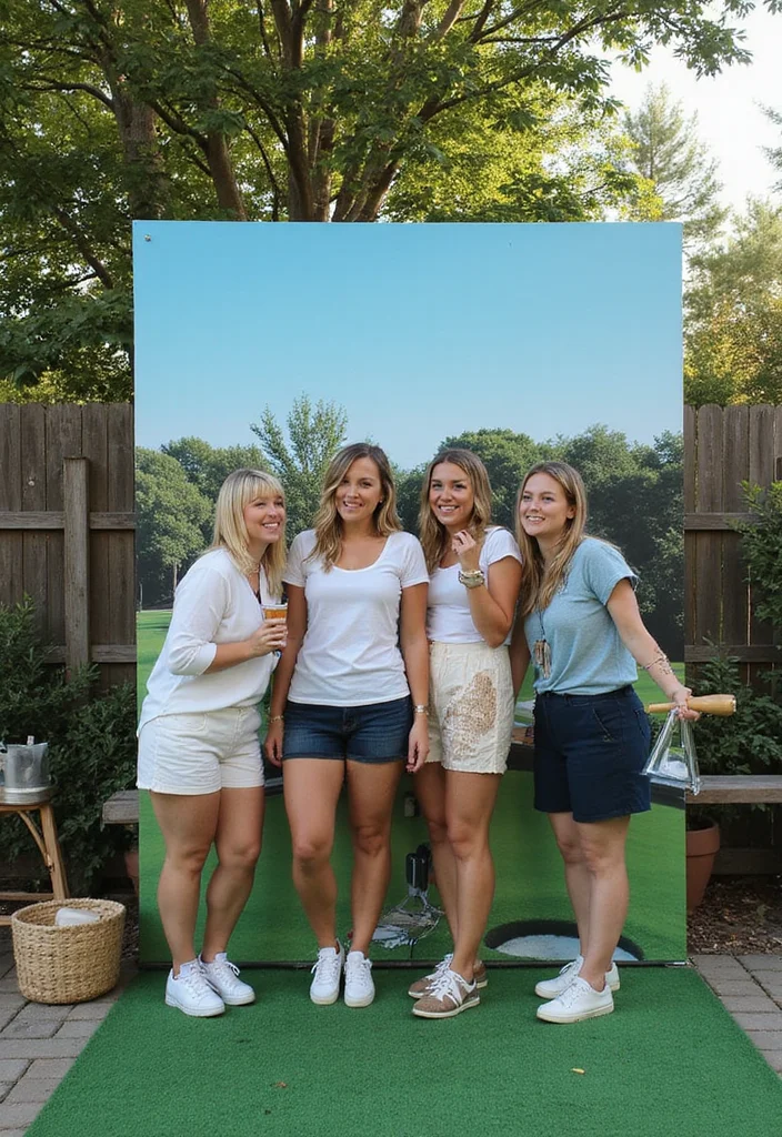 30 Creative Golf Party Decorations That Will Wow Your Guests - 17. Golf-Themed Backdrops for Photos 1