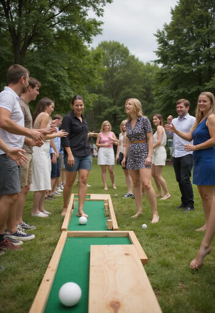 30 Creative Golf Party Decorations That Will Wow Your Guests - 19. Putt-Putt Station 1