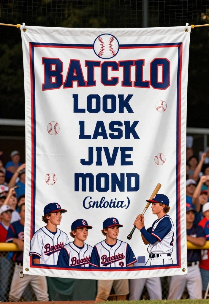 Baseball Banner Ideas for Senior Night That Stand Out - 2. Inspirational Quotes 1