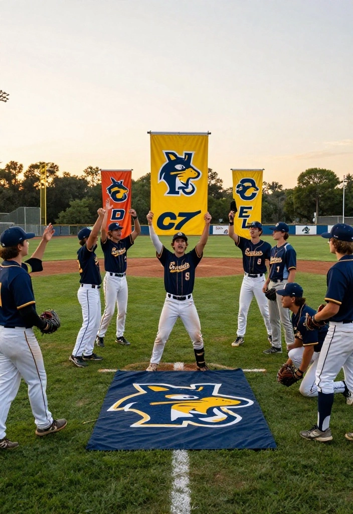 Baseball Banner Ideas for Senior Night That Stand Out - 3. Team Spirit Designs 1