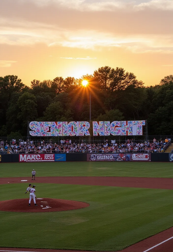 Baseball Banner Ideas for Senior Night That Stand Out - 9. DIY Craft Banners 1