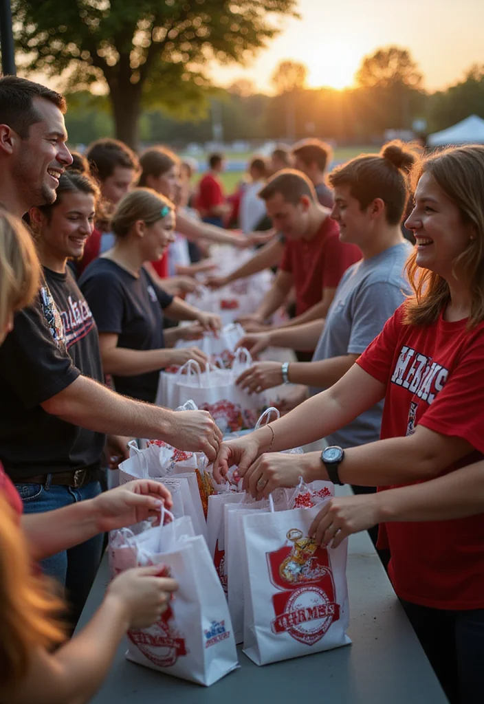 Baseball Senior Night Display Ideas Parents Will Love - 10. Personalized Gift Bags for Attendees 1