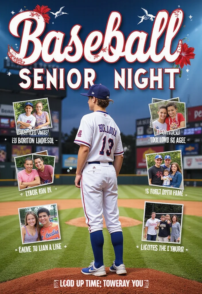 Baseball Senior Night Poster Ideas to Honor Your Player - 9. Incorporate Family Involvement 1