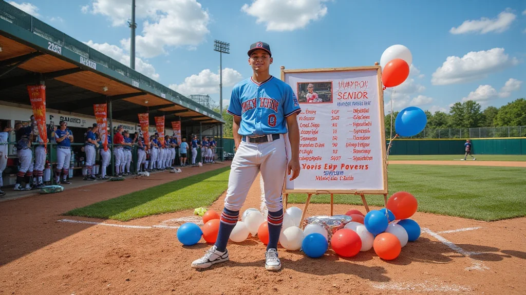 Baseball Senior Night Poster Ideas to Honor Your Player