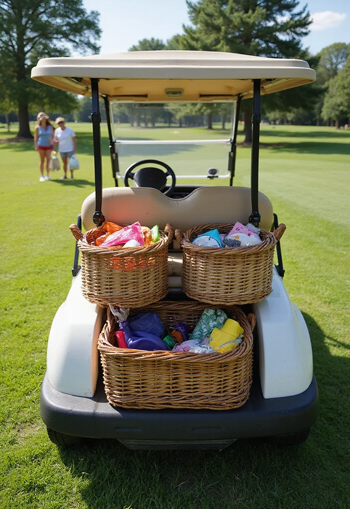 Cute Golf Cart Accessories and Decor That Upgrade Your Ride - 7. Cute Storage Solutions 1