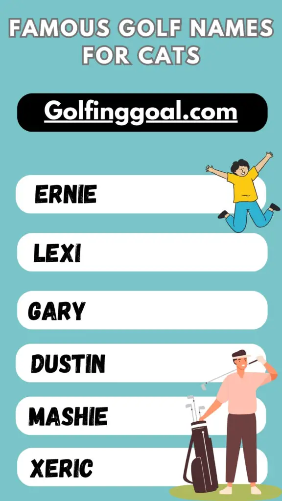 Famous Golf Names For Cats.