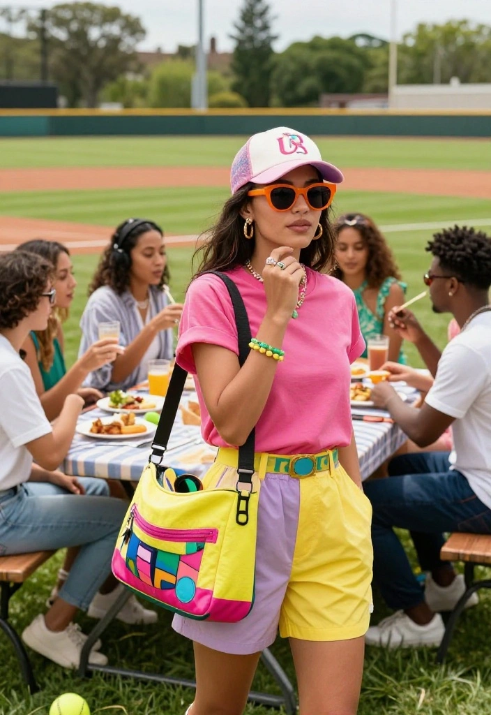 Game Day Softball Outfits That Go From the Bleachers to Brunch - 10. Fun Accessories to Elevate Game Day Fashion 1