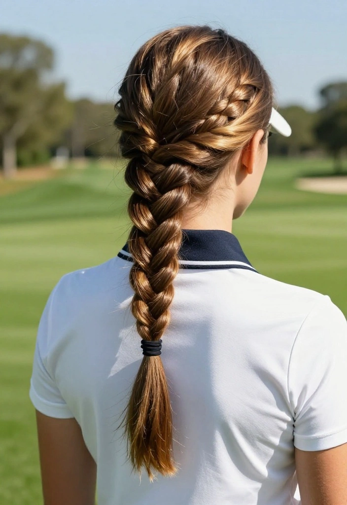 Golf Braid Ideas for Women: Pretty Styles for a Round of 18 - 8. Fishtail Braid Fantasy 1
