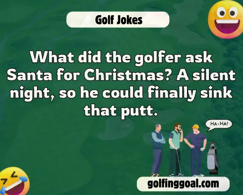 Golf Christmas Jokes.