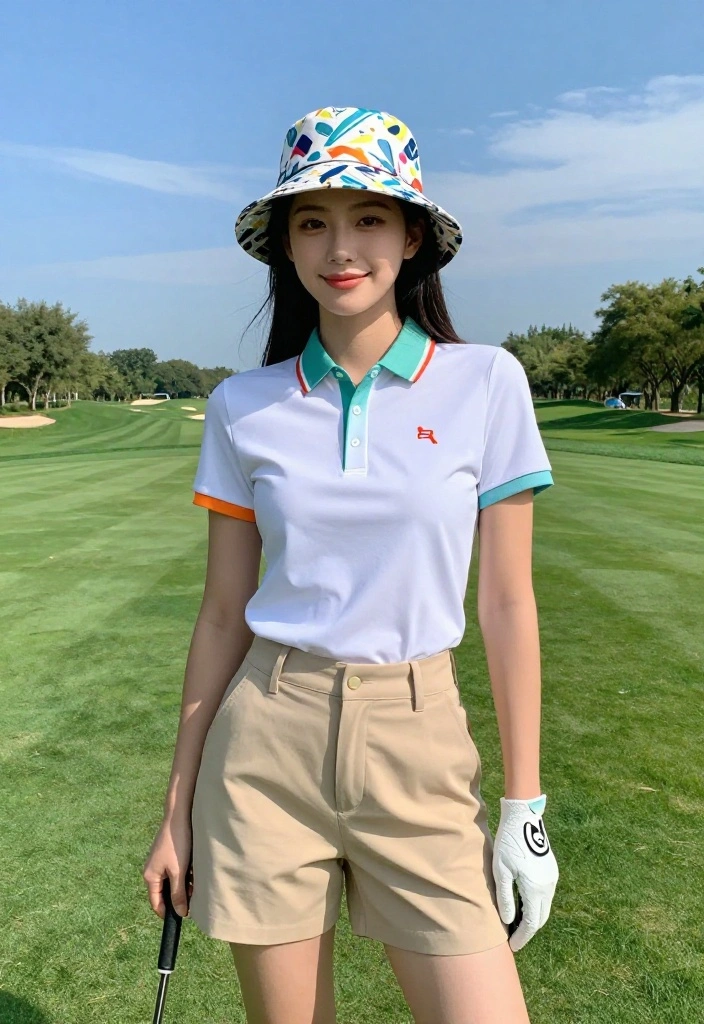 Golf Photoshoot Outfit Ideas That Pop on Camera - 4. Trendy Golf Hats 1