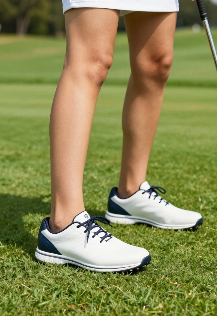 Golf Photoshoot Outfit Ideas That Pop on Camera - 5. Sporty Footwear 1