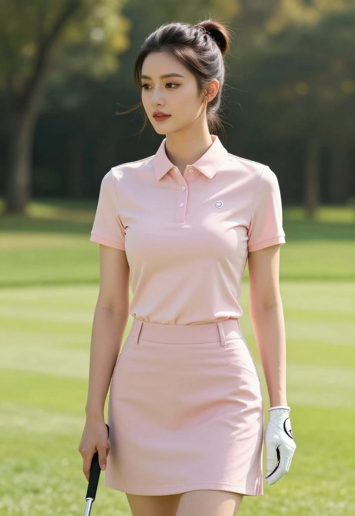 Golf Ponytail Ideas That Look Polished and Put Together - 5. Soft Ponytail with Face-Framing Pieces 1