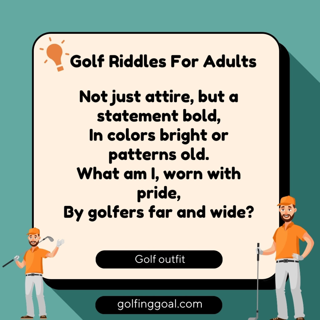 Golf Riddles For Adults.