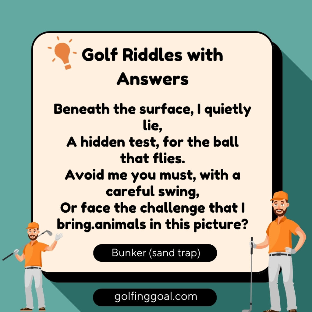 Golf Riddles with Answers.