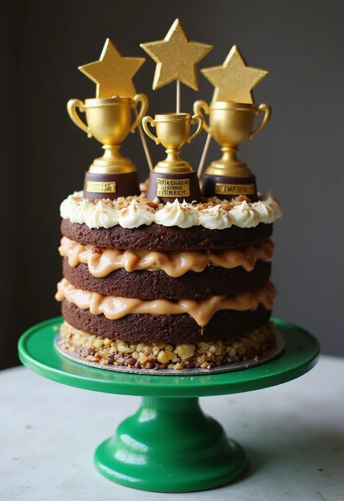Masters Golf Cake Ideas Inspired by Augusta National - 10. The Champions Cake 1