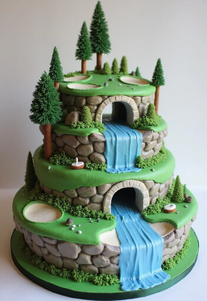 Masters Golf Cake Ideas Inspired by Augusta National - 4. The Hogan Bridge 1