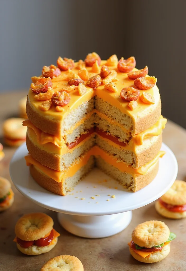 Masters Golf Cake Ideas Inspired by Augusta National - 7. Pimento Cheese Delight Cake 1