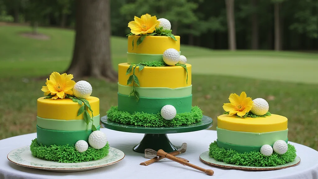Masters Golf Cake Ideas Inspired by Augusta National