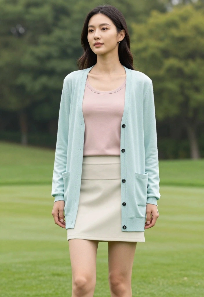 Masters Golf Outfit Ideas for Women: What to Wear to Watch in Style - 5. Layered Looks for Changeable Weather 1