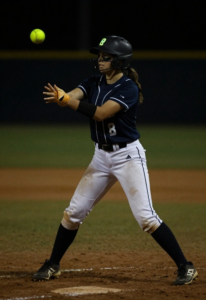 Softball Eyeblack Designs: Cool and Creative Ideas for Game Day - 10. Glow-in-the-Dark Eyeblack 1