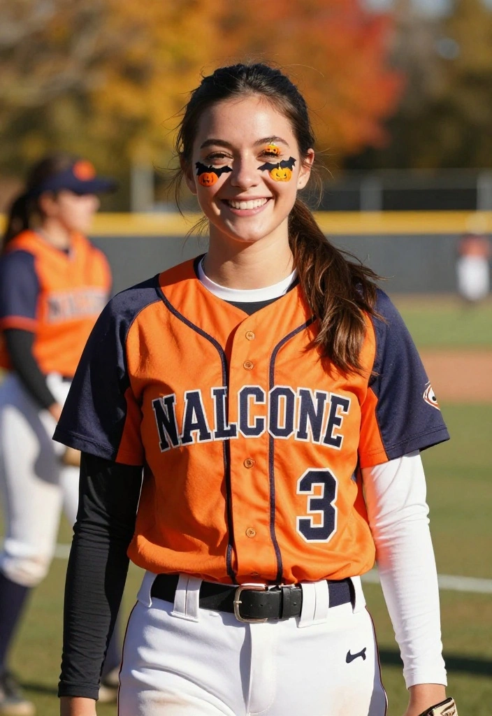 Softball Eyeblack Designs: Cool and Creative Ideas for Game Day - 4. Seasonal Themes 1