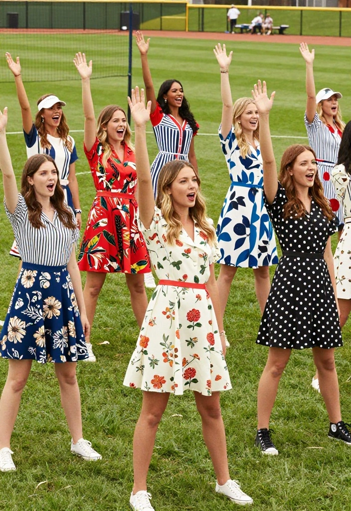 Softball Mom Outfit Ideas That Are Comfortable and Stylish - 9. Fun Prints and Patterns 1