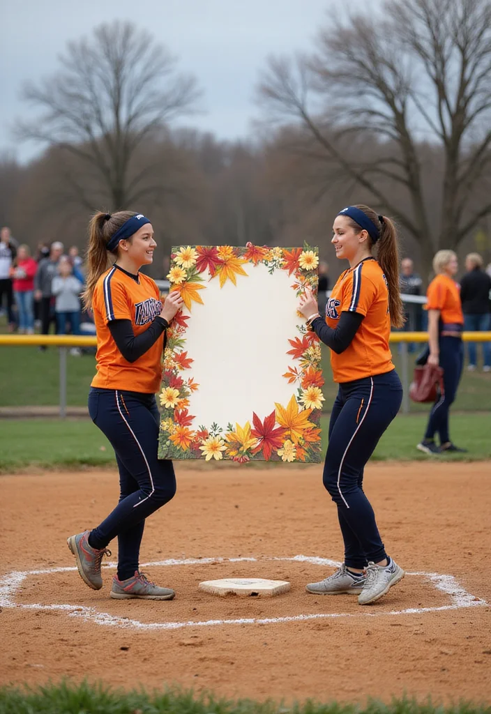 Softball Poster Ideas for Players: Creative Signs to Show Team Spirit - 10. Seasonal Themes 1