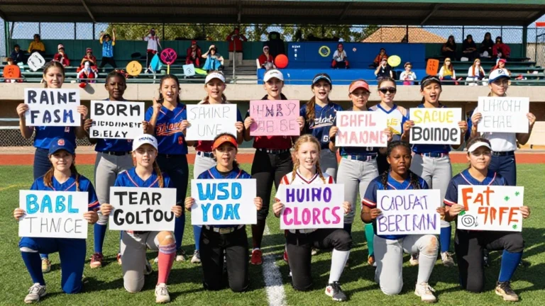 Softball Poster Ideas for Players: Creative Signs to Show Team Spirit