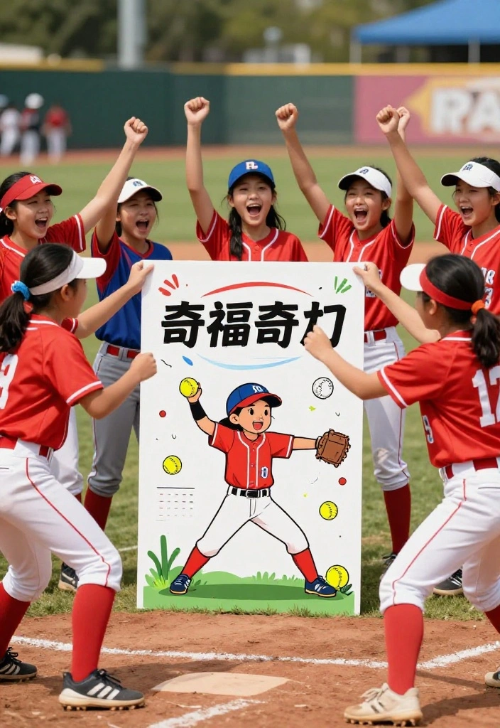 Softball Poster Ideas for Players: Creative Signs to Show Team Spirit - 9. Team Chants and Cheers 1