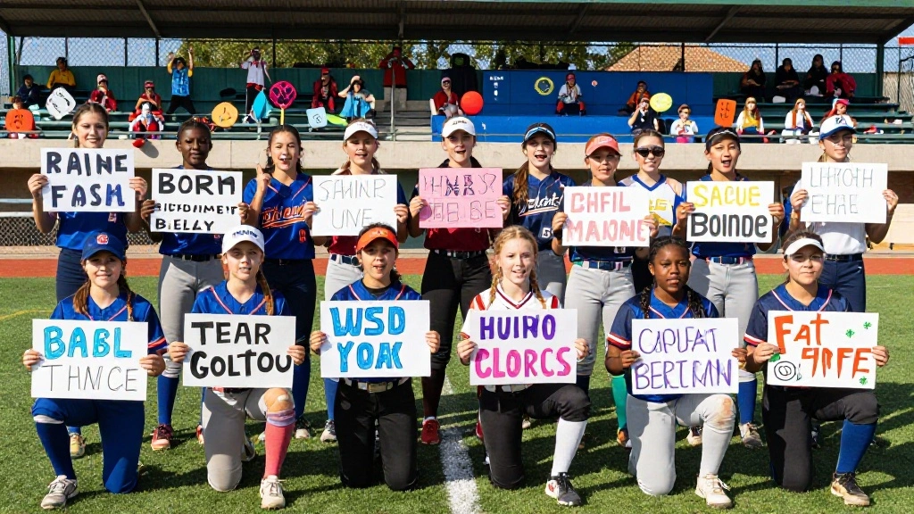 Softball Poster Ideas for Players: Creative Signs to Show Team Spirit