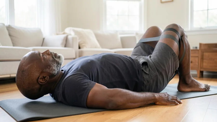 The Glute Bridge with Hip Abduction Sweep