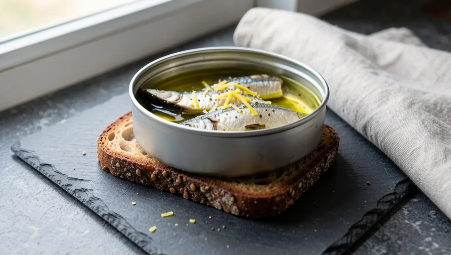 Canned Sardines with Soft Bones for Phosphorus and Collagen
