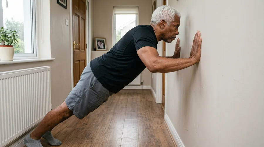 Wall Push-Offs