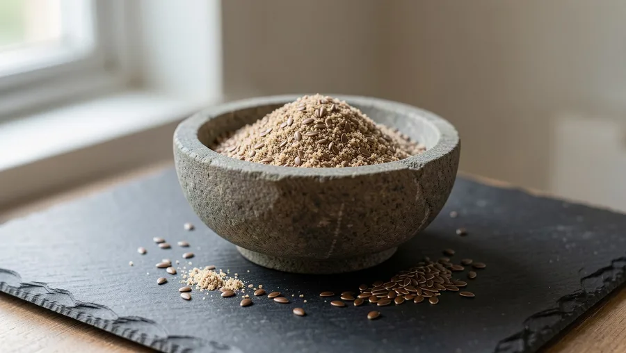Freshly Ground Flaxseeds
