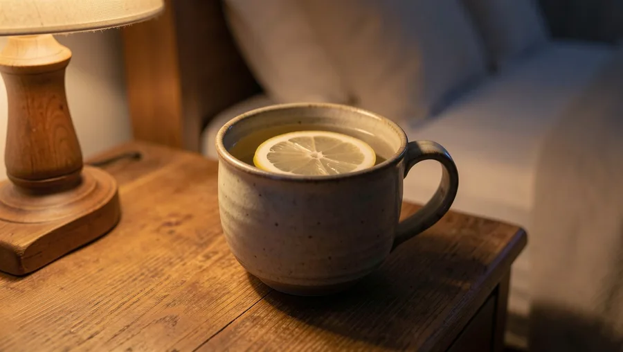Warm Unfiltered Lemon Water