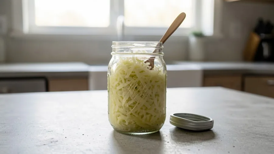 Fermented Unpasteurized Sauerkraut
