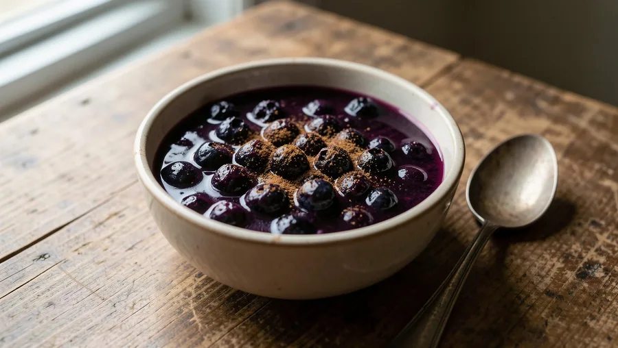Stewed Blueberries With Cinnamon
