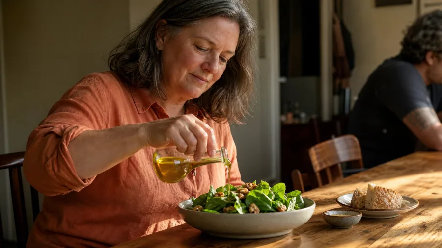 Pair Dark Greens with Healthy Fats at Every Lunch