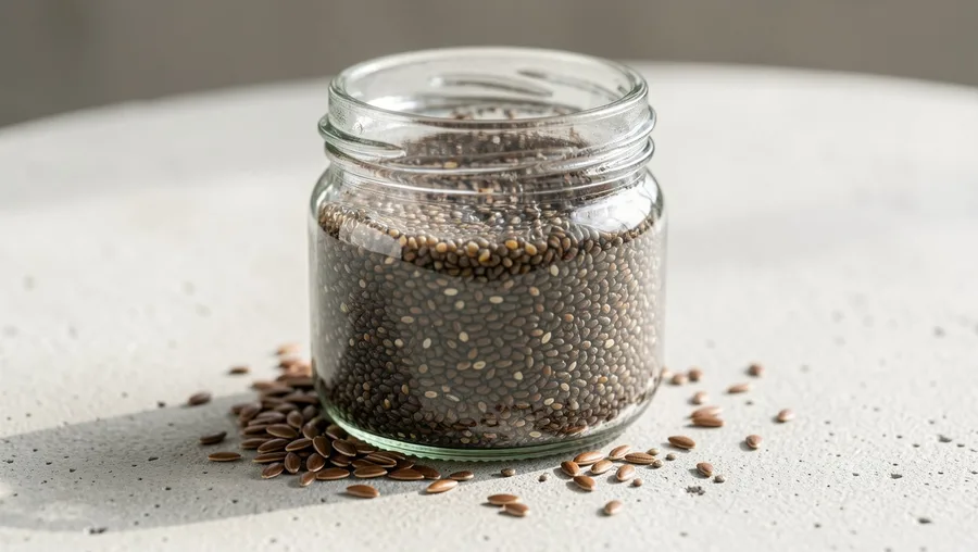 Sprouted Chia and Flax Seeds