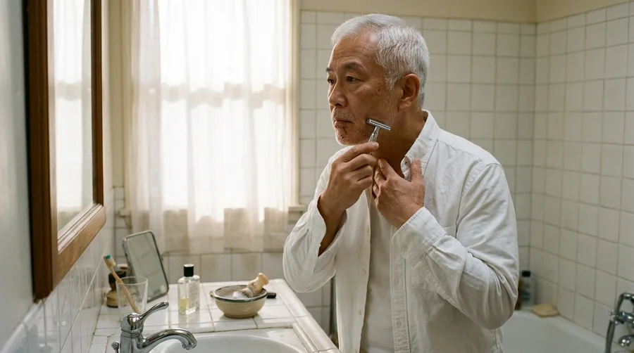 Over-Shaving or Using Dull Blades on Thinning Facial Skin