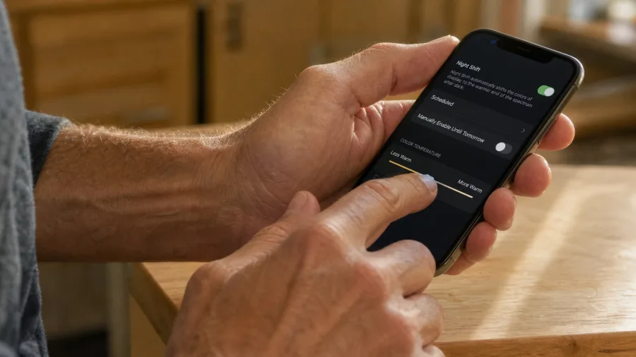 Adjust Device Settings to Filter Blue Light