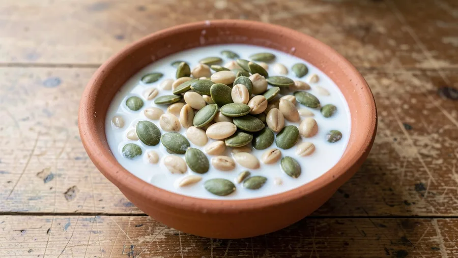 Raw Pumpkin Seed And Hemp Heart Porridge