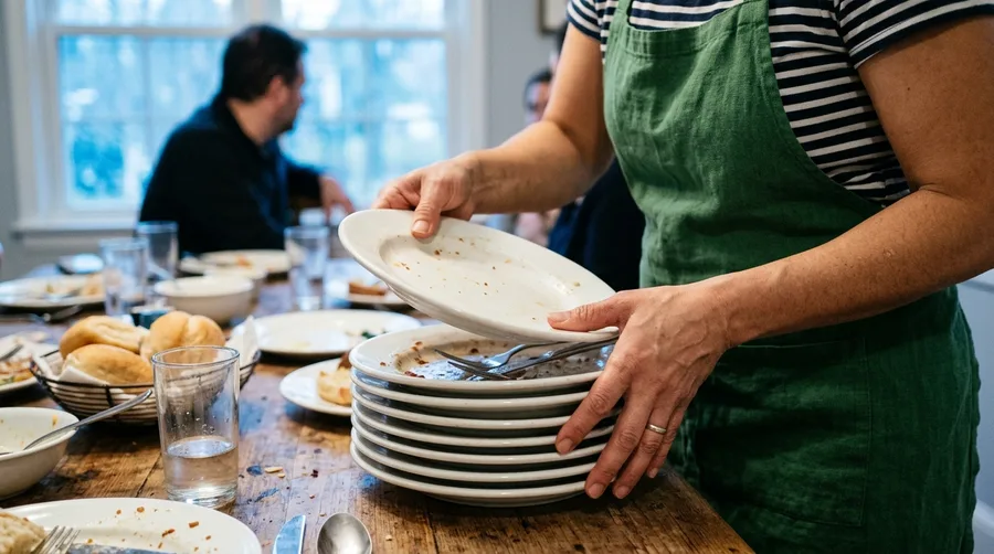 Clearing Plates Before Others Finish