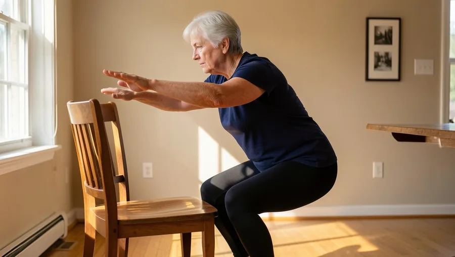 Move 1: The Box Squat (Rebuilding Quad Power and Knee Stability)