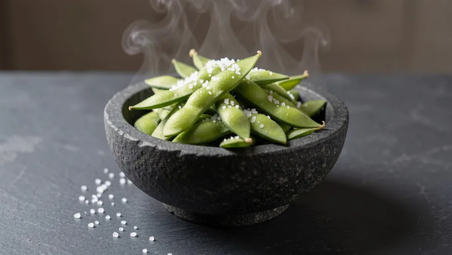 Steamed Whole Edamame in the Pod