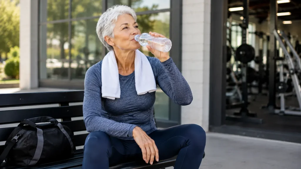 taking rest after exercise
