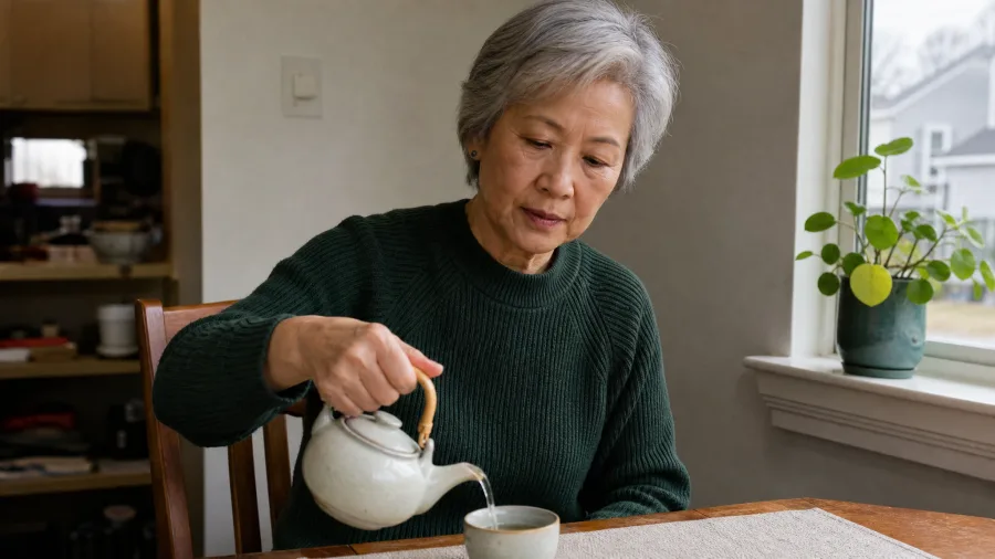 Drink Two: Low-Temperature Green Tea with Catechins