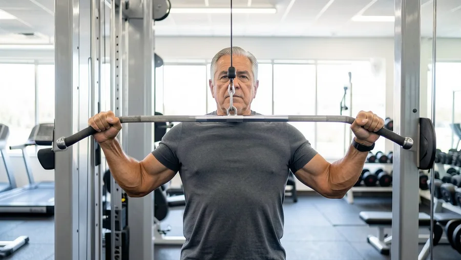 The Behind-the-Neck Lat Pulldown (Shoulder Impingement Trap)